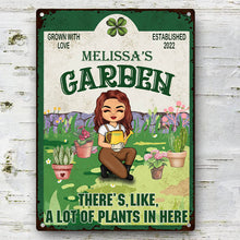 Grown With Love - Garden Decoration - Personalized Custom Classic Metal Signs