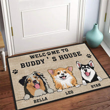 No Need To Knock I Know You Are Here - Personalized Custom Doormat - Dog Doormat - Gift For Dog Lovers