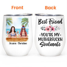Personalized Wine Tumbler, Drinking Besties - Hangovers Are Temporary Drunk Stories Are Forever, Gift for Sisters, Best Friends