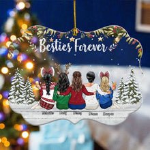 Besties To Another Year Of Bonding Alcohol - Personalized Acrylic Ornament - Christmas Gift For Sistas, Best Friends, Sisters, Soul Sisters