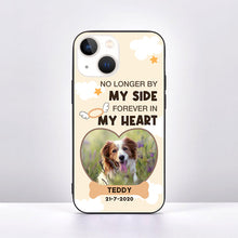 No Longer By My Side Forever In My Heart - Memorial Gift For Cat Dog Lover - Customized Gift - Personality Customized Phone Case