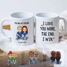 I Love You More - Personality Customized Mug - Gift For Couple - Valentine's Day Gift For Husband Wife