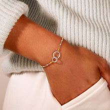 A Sister Is God's Way Of Making Sure We Never Walk Alone Interlocking Circle Ring Bracelet