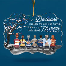 Always Beside You - Personalized Acrylic Ornament - Christmas Gift Memorial Gift For Family Members, Mom, Dad, Sisters, Brothers