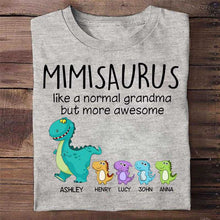 Grandmasaurus And Kids Personalized Shirt