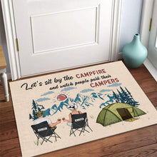 Home Is Where We Park It - Personalized Custom Doormat - Gift For Camping Lovers