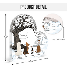 They Still Talk About You Memorial Heart-Shaped Acrylic Plaque Personalized Custom Gift For Pet Lovers