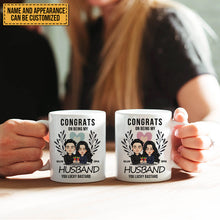 Congrats On Being My Husband - Personalized Mug