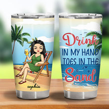 Just A Girl Who Loves Beaches - Personalized Custom Tumbler