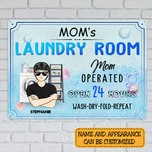 Laundry Room - Gift For Auntie And Mom And Grandma - Bubble - Personalized Custom Classic Metal Signs