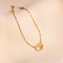 A Sister Is God's Way Of Making Sure We Never Walk Alone Interlocking Circle Ring Bracelet