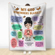 Christian Bible My Affirmations Blanket - Personalized Custom Blanket - Gifts For Christian