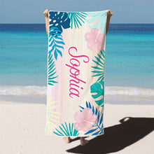 Personalized Beach Towel Personalized Name Bath Towel Custom Pool Towel Beach Towel Summer