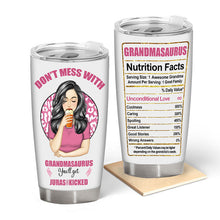 Don't Mess With Mom - Personality Customized Tumbler - Gift For Mom Grandma Auntie Mother's Day Gift