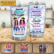 Bestie Gift, Personalized Friend Gifts for Women - Gifts for Best Friend Women - Personalized Tumbler For Bestie, Bff, Best Friend, Customized Birthday Gifts For Friends Female - Friendship Gifts