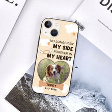 No Longer By My Side Forever In My Heart - Memorial Gift For Cat Dog Lover - Customized Gift - Personality Customized Phone Case