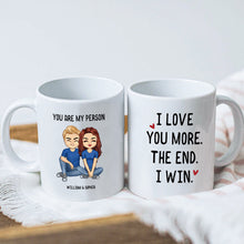 I Love You More - Personality Customized Mug - Gift For Couple - Valentine's Day Gift For Husband Wife