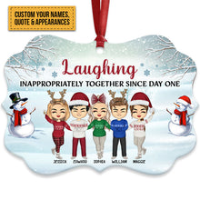Work Made Us Colleagues - Christmas Gift For Co-worker - Personalized Custom Aluminum Ornament