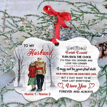 Couple Christmas Ornament - I Love You Forever And Always