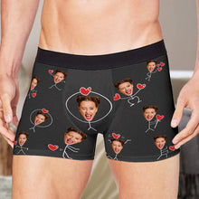 Girlfriend Face Wife Face - Personalized Photo Men's Boxer Briefs - Gift For Boyfriend, Husband