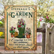 Garden Dictionary Take A Deep Breath Custom Classic Metal Signs-CUSTOMOMO