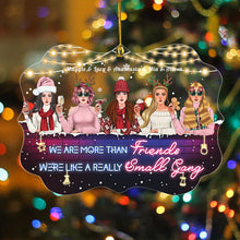 Besties Forever - Personalized Acrylic Ornament, Christmas Gift For Sisters, Best Friends, Besties