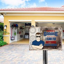 Daddy's Garage - I Can Fix Anything Except Stupid - Gift For Dad - Personalized Custom Classic Metal Signs