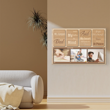 Custom Photo - My Angel Dad My Soul Know You Are At Peace - Personalized Custom Canvas - Family Canva