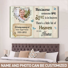 Custom Photo Personalized Canvas Unique Memorial Gifts Remembrance Gifts Personalized Sympathy Gifts Custom Canvas Wall Art