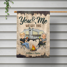 Drive Slow Drunk Campers Matter Husband Wife Camping Couple - Personalized Custom Flag-Flag-Thesunnyzone