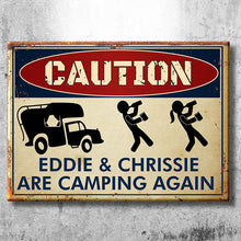 Drunk Campers Are Camping Again - Personalized Camping Metal Sign-CUSTOMOMO