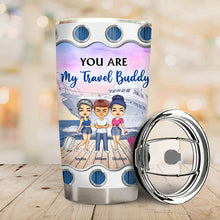 Traveling Best Friends Life Is Better On A Cruise With Best Friends - Gift For BFF, Sisters - Personalized Custom Tumbler