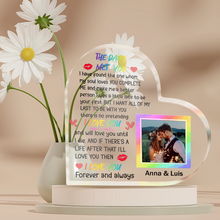 Custom Photo - You Complete Me - Personalized Customized Acrylic Plaque - Gift For Couple Lover - Valentine's Day Gift