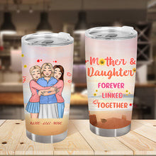 Mother's Day Gift - Gift For Mother  - Mother Daughter Forever Linked Together  - Personalized Custom Tumbler