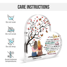 No Matter Where Life Takes Us - Personality Customized Acrylic Plaque - Gift For Sisters, Siblings