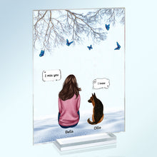 I Miss You More This Day - Gift For Pet Lovers - Personalized Acrylic Plaque