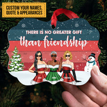 Here's To Another Year Of Bonding Over Alcohol - Personalized Aluminum Ornament - Christmas, Loving Gift For Besties, BFF, Best Friends, Soul Sisters