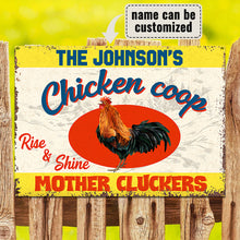 Personalized Chicken Metal Signs - Farm Chicken Coop - Customized Classic Metal Signs Chicken Signs