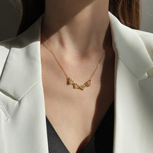 Four Leaf Clover Necklace Dainty Magnetic Heart Necklace for Her - Gift For Lover - Gift For Her