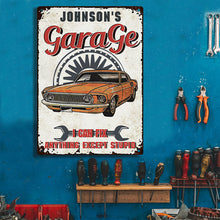 I Can Fix Anything Except Stupid - Daddy's Garage - Personalized Custom Classic Metal Signs