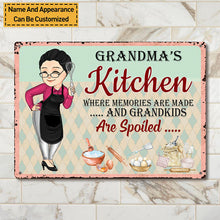 Kitchen Where Memories Are Made  - Personalized Metal Sign - Mother's Day Gift - Gift For Mother, Grandma, Nana, Mama
