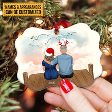 Old Couple - Custom Ornament - Personalized Christmas Ornament