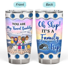 Traveling Best Friends Life Is Better On A Cruise With Best Friends - Gift For BFF, Sisters - Personalized Custom Tumbler