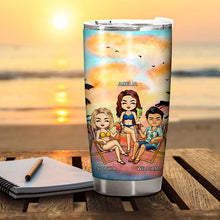 Hangovers Are Temporary But Drunk Stories Are Forever Beach Best Friends - Bestie BFF Gift - Personalized Custom Tumbler