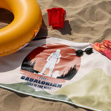 The Dadalorian This Is The Way - Personalized Custom Beach Towel For Dad Father's Day Gift