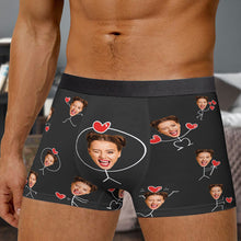 Girlfriend Face Wife Face - Personalized Photo Men's Boxer Briefs - Gift For Boyfriend, Husband