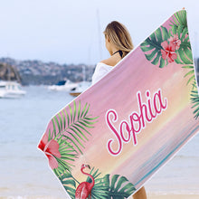 Personalized Beach Towel Personalized Name Bath Towel Custom Pool Towel Beach Towel Summer