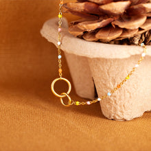 A Sister Is God's Way Of Making Sure We Never Walk Alone Interlocking Circle Ring Bracelet