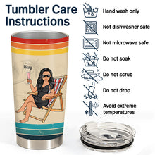 The Legend Has Retired Not My Problem Anymore Vintage - Retirement Gift - Personalized Custom Tumbler