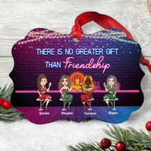 Bonding Over Alcohol Tolerating Idiots And Keeping Each Other Sane - Personalized Aluminum Ornament - Christmas, New Year Gift For Besties, Best Friends, Soul Sisters